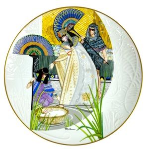 Knowles plate - The Pharaoh's Daughter and Moses